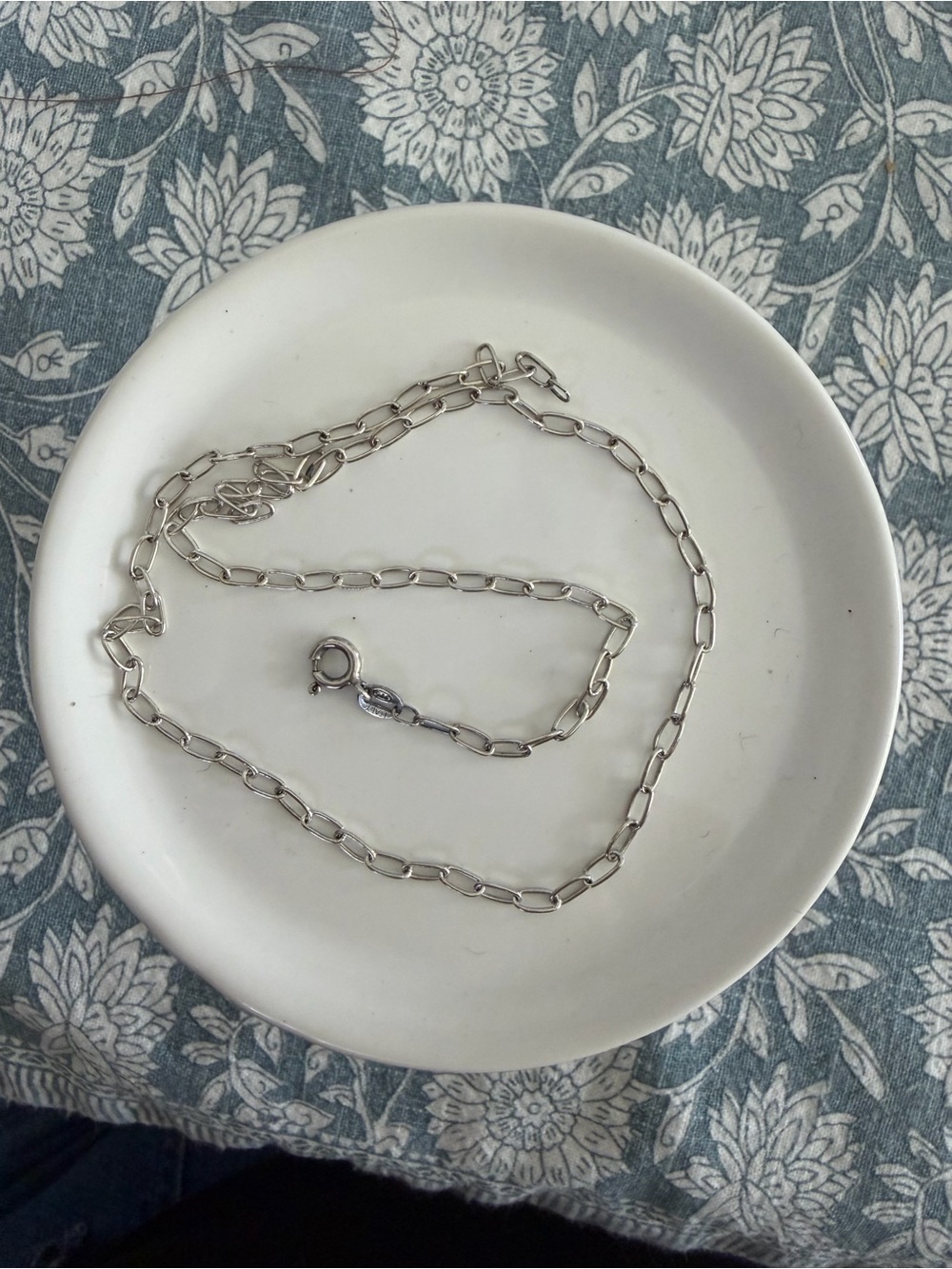 Sterling Silver Link Chain Necklace - Silver Made in Italy